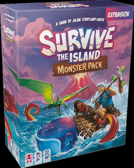 Extensie de Joc Survive The Island: Monster Pack pentru 2-5 Jucători 8+ Ani (EN) Zygomatic