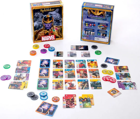 Board Game Splendor Marvel (PL) for 2-4 Players 12+ Years Old (PL) Rebel Games