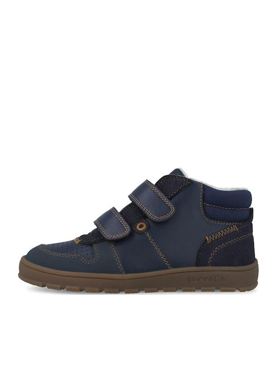 Παιδικά Sneakers High με Σκρατς Μπλε