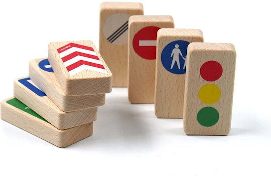 Waytoplay Cuburi De Construit Plăcuțe De Circulație Pentru 3+ Ani 8 Bucăți