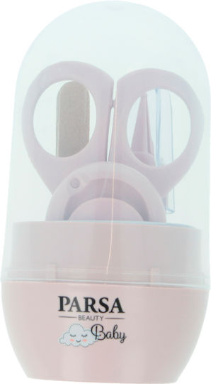 Parsa Baby Nail Care Set Pink 3pcs