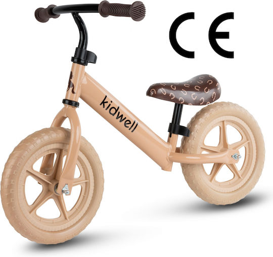 Kidwell Bicicletă de Echilibru pentru Copii Bej