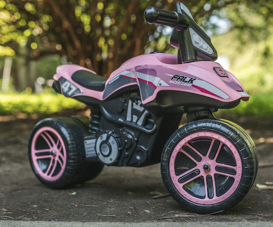 Falk Racing Motorcycle Ride On για 24+ μηνών Ροζ