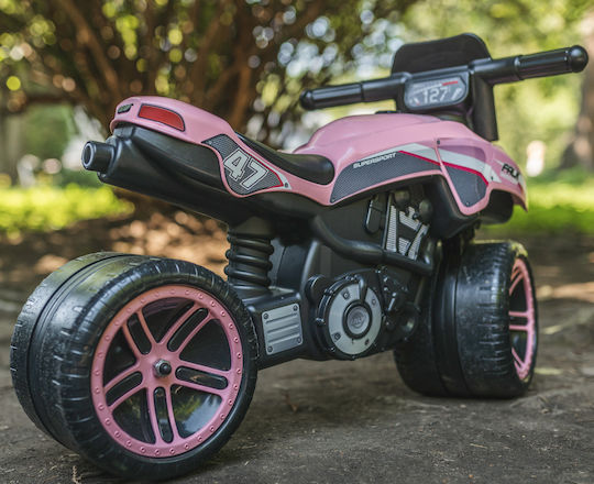 Falk Racing Motorcycle Ride On για 24+ μηνών Ροζ