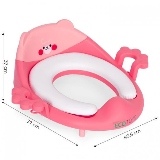 Ecotoys Παιδικό Κάθισμα Τουαλέτας Ροζ