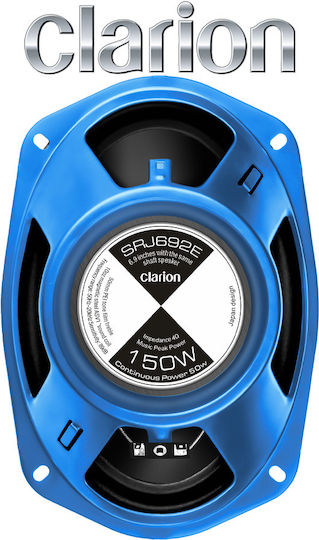 Clarion Car Speaker Set SRJ 692E 6x9" with 150W RMS (3 Way)