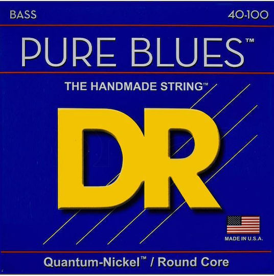 DR Bass Pure Blues Set Corzi Pentru Bas Nichel Wound 40 - 100 Light Light