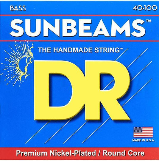 DR Sunbeams Bass Strings Steel Set 40 - 100