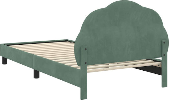 Παιδικό Κρεβάτι Μονό Γαλάζιο για Στρώμα 90x190cm