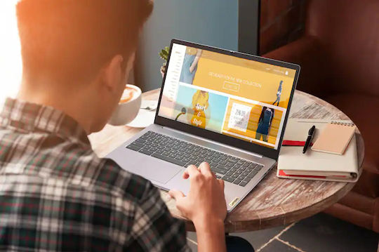 Lenovo IdeaPad 3 Chrome 15IJL6 15.6" FHD (Celeron Dual Core-N4500/4GB/64GB SSD/Chrome OS) Arctic Grey (US Keyboard)