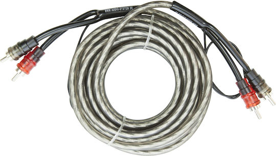 Audio System Cable RCA male - RCA male 0.5m