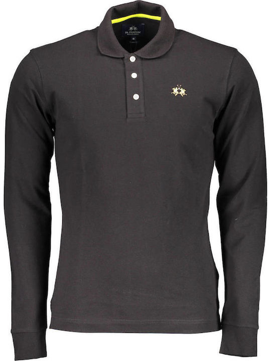 Polo Long Sleeve Blouse Black