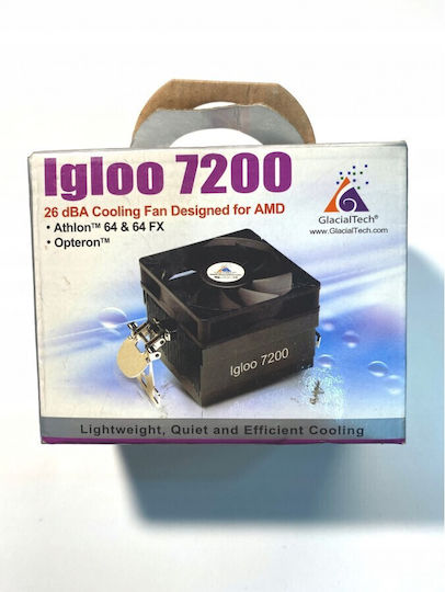 GlacialTech Ψύκτρα Επεξεργαστή για Socket 754/939/940