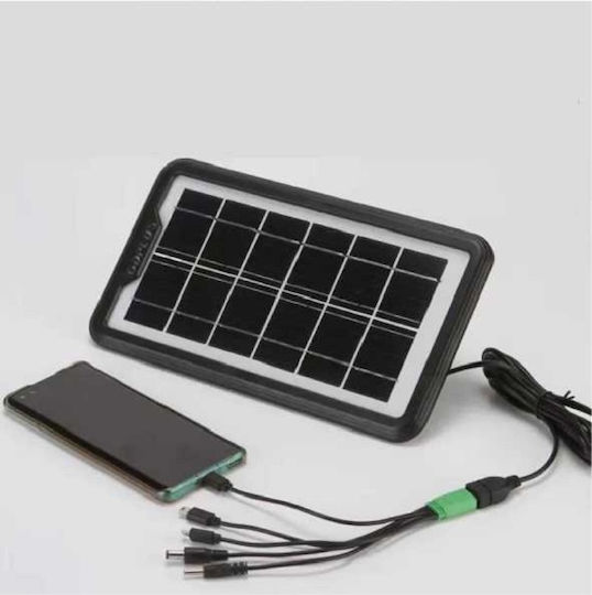 Gdsuper GD-100s Ηλιακό Panel Φορτιστής 15W με USB Output (Επαναφορτιζόμενων Μπαταριών / Μπαταριών Αυτοκινήτου / Φορητών Συσκευών) (81009YHU00BK)