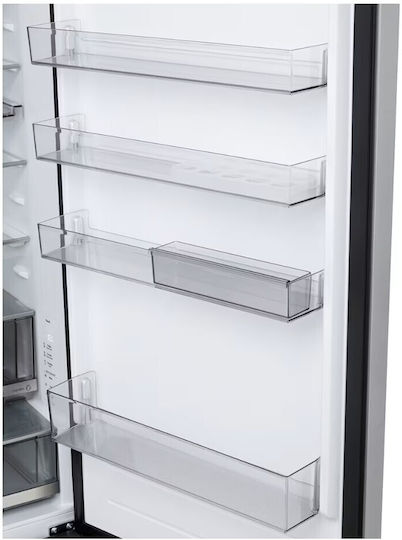 LG Ψυγειοκαταψύκτης 465lt Total NoFrost Υ203xΠ69.7xΒ70.4εκ. Ασημί GBBW726CMB