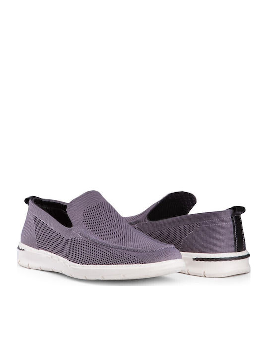 Mocasini barbati in Gri Culori