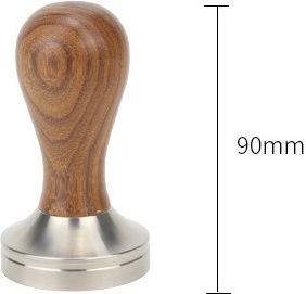 4bars T807 Πατητήρι με Επίπεδη Επιφάνεια 58mm σε Καφέ Χρώμα