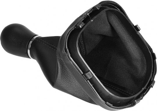 6 Speed Gear Lever Leatherette Boot Vw Caddy Touran Black