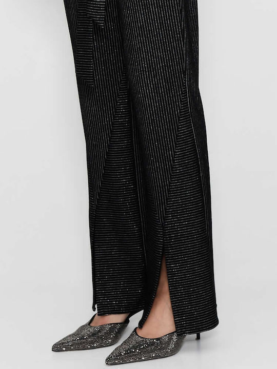 Dama Tesatura Pantaloni Black