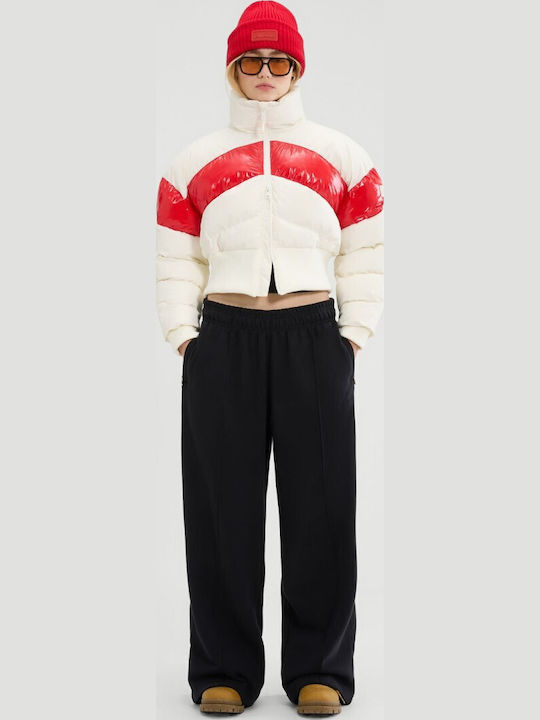 Sartoria Beurane Γυναικείο Μπουφάν για Χειμώνα Off White