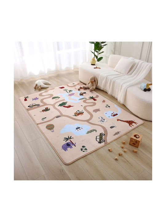 Hakuna Matte Handgefertigter Kinderteppich Koralle 150x200cm Dicke 15mm