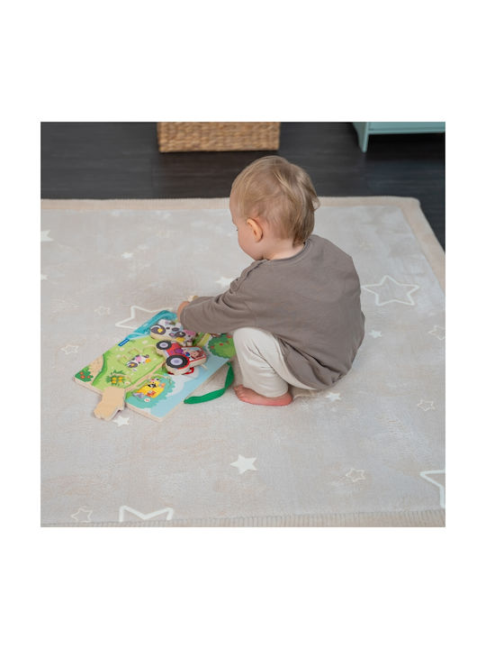 Hakuna Matte Handmade Kids Synthetic Rug Stars 170x120cm 25mm