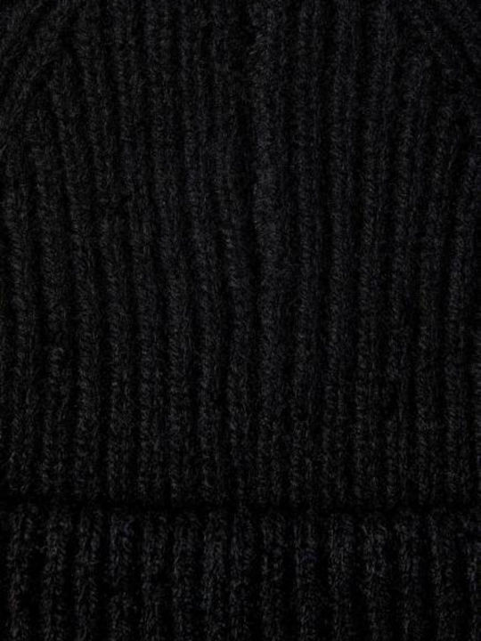 Beanie Unisex Beanie Gestrickt in Schwarz Farbe