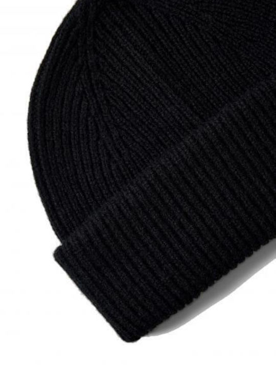 Beanie Unisex Beanie Gestrickt in Schwarz Farbe