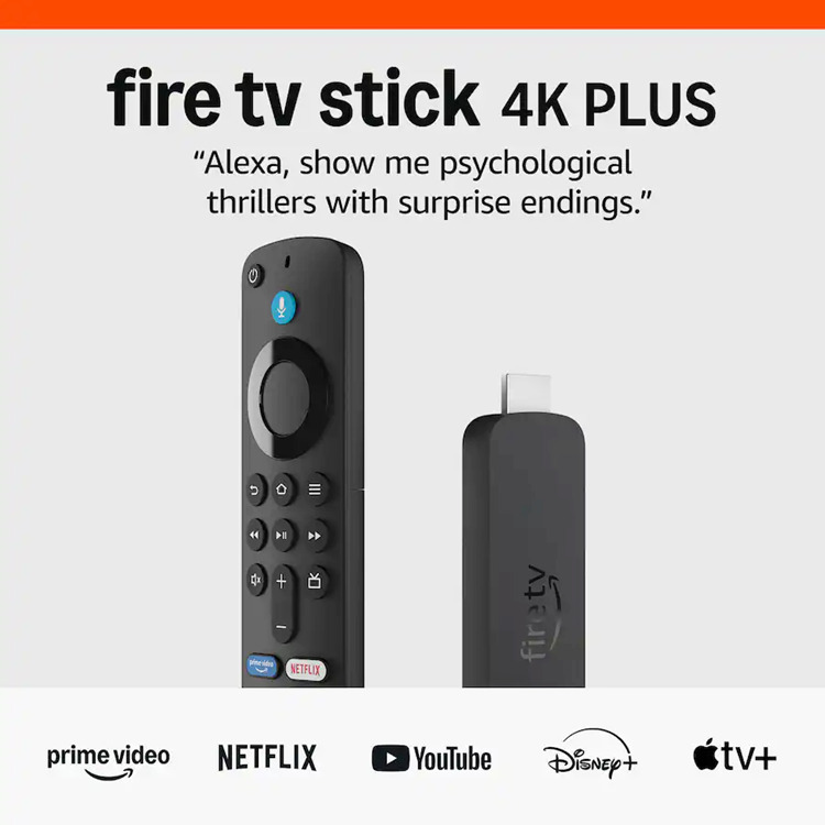 Amazon Smart TV Stick Fire TV Stick 4K Plus 4K UHD cu Bluetooth