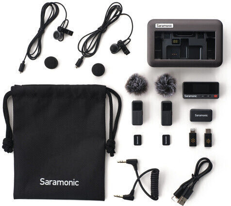 Saramonic Air 2-Person Set Wireless Microphone Flyout Journalistic