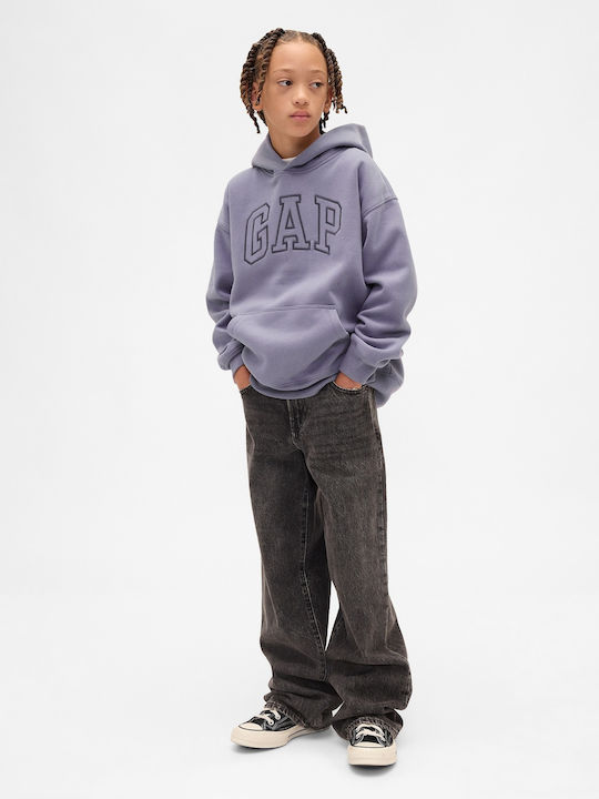Kids Fleece Sweatshirt with Hood and Pockets Storm