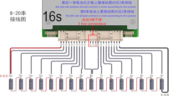 ANT BMS 8-20s 130a Kontinuierliche Entladung 325a Spitzenentladung Eingebaute Bluetooth-Einheit