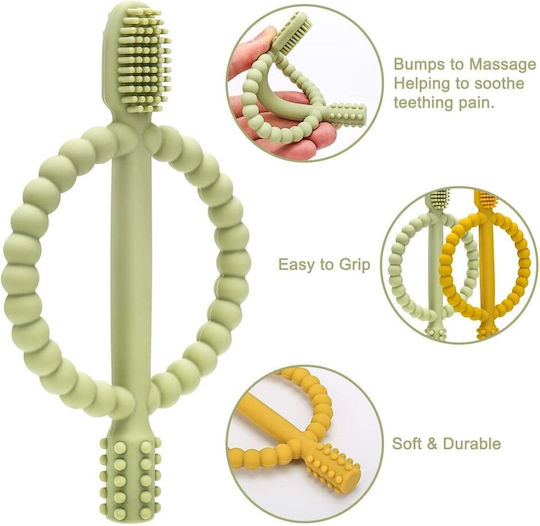 Queen Mother Baby Toothbrush For 5m+ Green