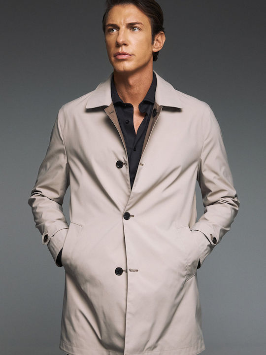 Men's Trenchcoat Beige/Brown