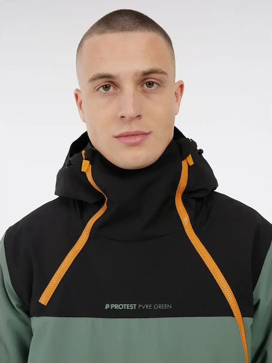 Protest Snowjacket 65752009-556 Ανδρικό Μπουφάν για Σκι & Snowboard Πράσινο