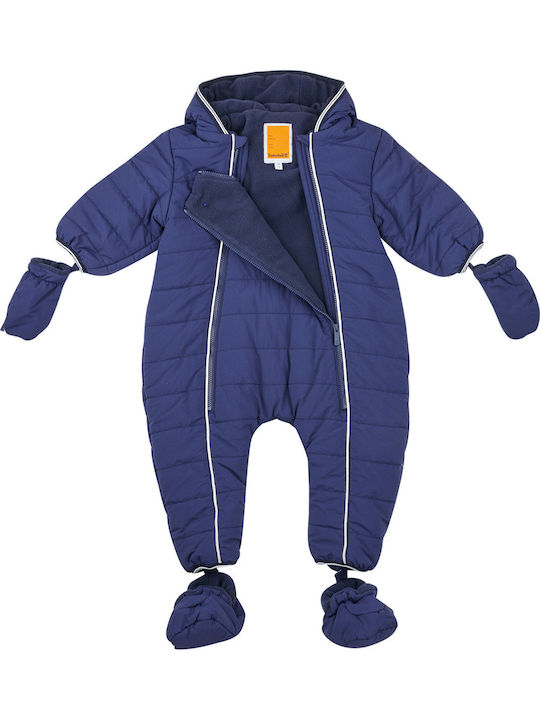 Timberland Baby Bodysuit for Going Out Long-Sleeved Blue
