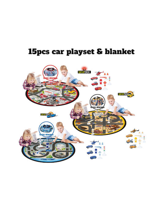 Gearbox Kids Synthetic Activity Mat Cars