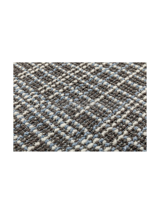 Nikotex Carpets Αντιολισθητικό Χαλί Σαλονιού Warren Έβενος-σιέλ 133x190