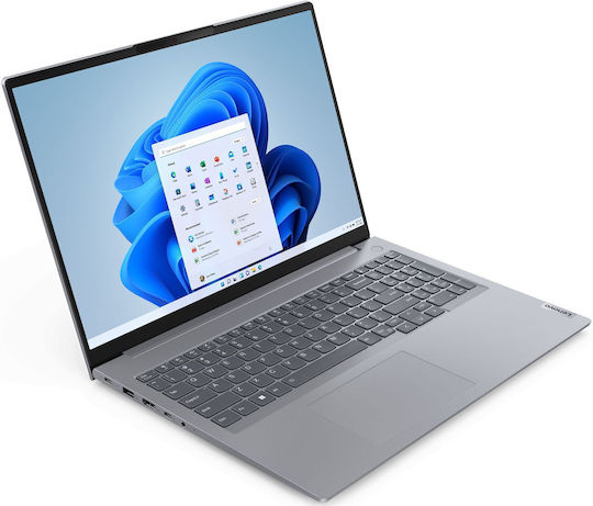 Lenovo ThinkBook 16 G6 IRL 16" IPS FHD+ (i5-13420H/16GB/256GB SSD + 512GB SSD/W11 Pro) Арктическо сиво (US Клавиатура)
