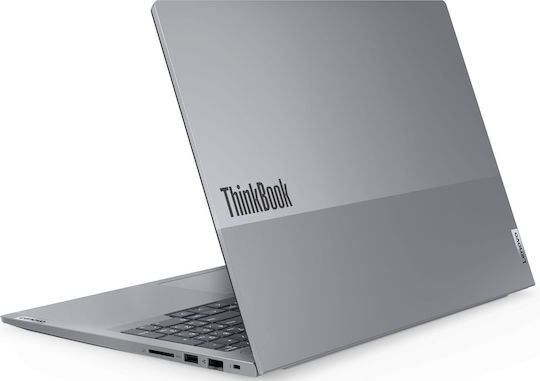 Lenovo ThinkBook 16 G6 IRL 16" IPS FHD+ (i5-13420H/48GB/512GB SSD/W11 Pro) Арктическо сиво (US Клавиатура)