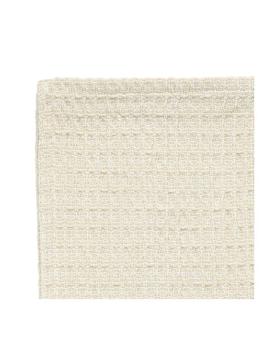 Estia Casa Towel from 100% Cotton in Beige Color 45x65cm 2pcs