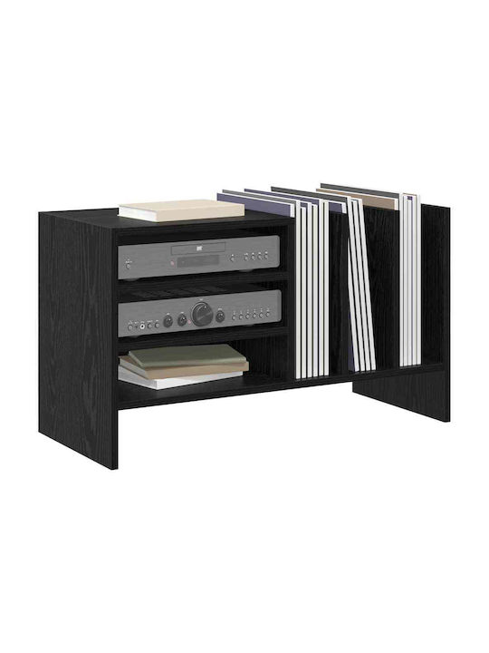 Wohnzimmer Nische aus Spanplatte Schwarz Eiche 78.5x35x45cm
