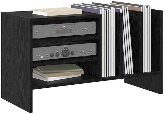 Living Room Cabinet Made of Particle Board Black Oak 78.5x35x45cm