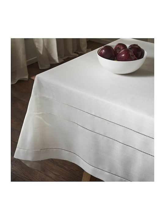 Gofis Home Tischtuch Lorelai Offwhite 197 150x220cm