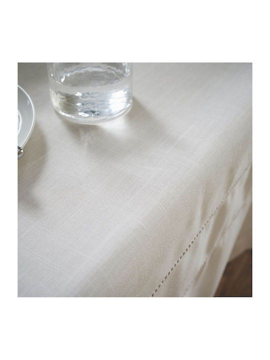 Gofis Home Tischtuch Lorelai Offwhite 197 150x220cm