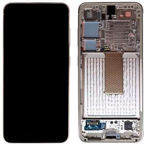Samsung Екран със Сензорен Механизъм за Samsung Galaxy S23 5G (Бежов)