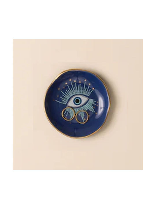 Ceramic Cookie Plate Celestial Starry Eyed
