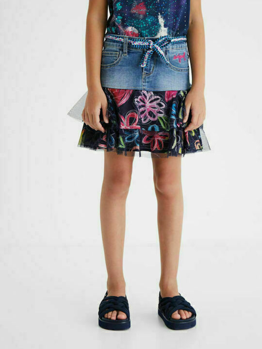 Kids' Denim Skirt Blue Fald Bovelace