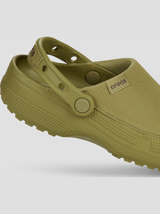 Crocs Classic Damen Clogs Grün