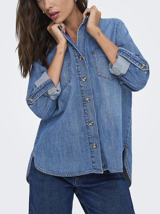 Long Sleeve Women's Shirt Blue